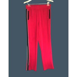 K. JORDAN- NWOMENS RED ELASTIC WAIST PULLOVER POCKETS SWEATPANTS SIZE MEDIUM